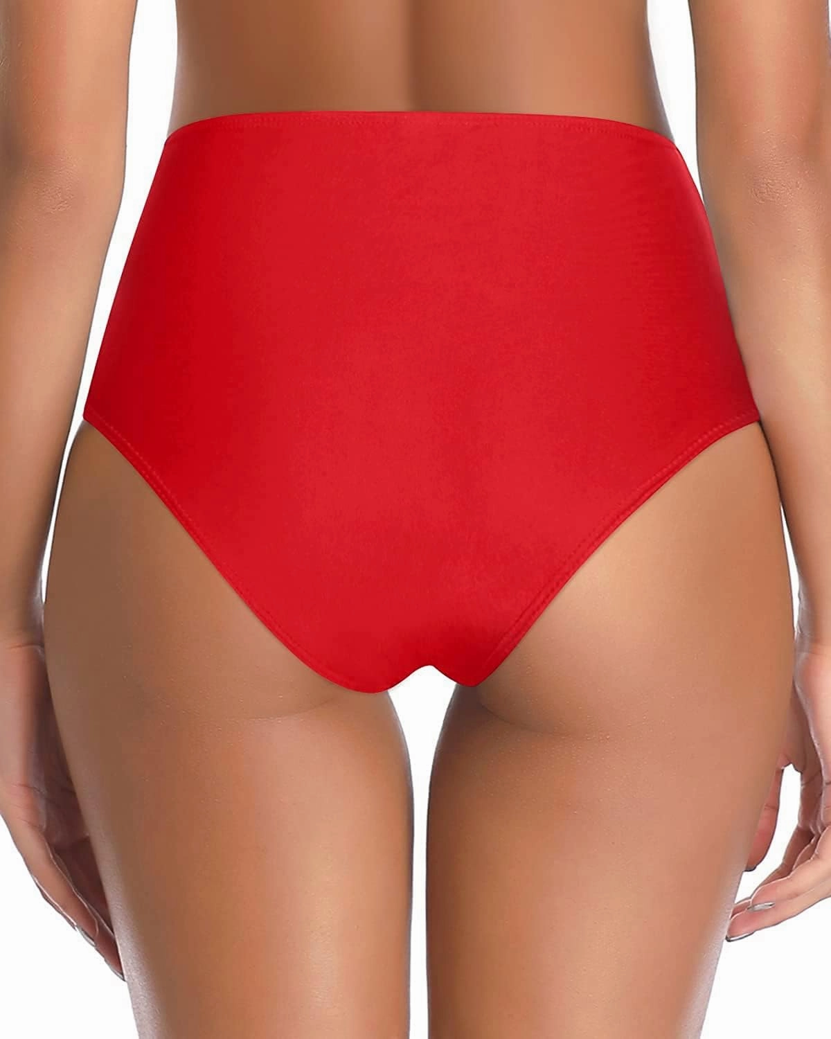 Tempt Me Women High Waisted Bikini Bottom Full Coverage Swimsuit Bottom