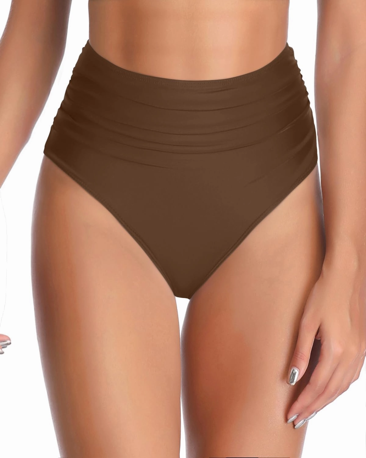 Tempt Me Women High Waisted Bikini Bottom Full Coverage Swimsuit Bottom