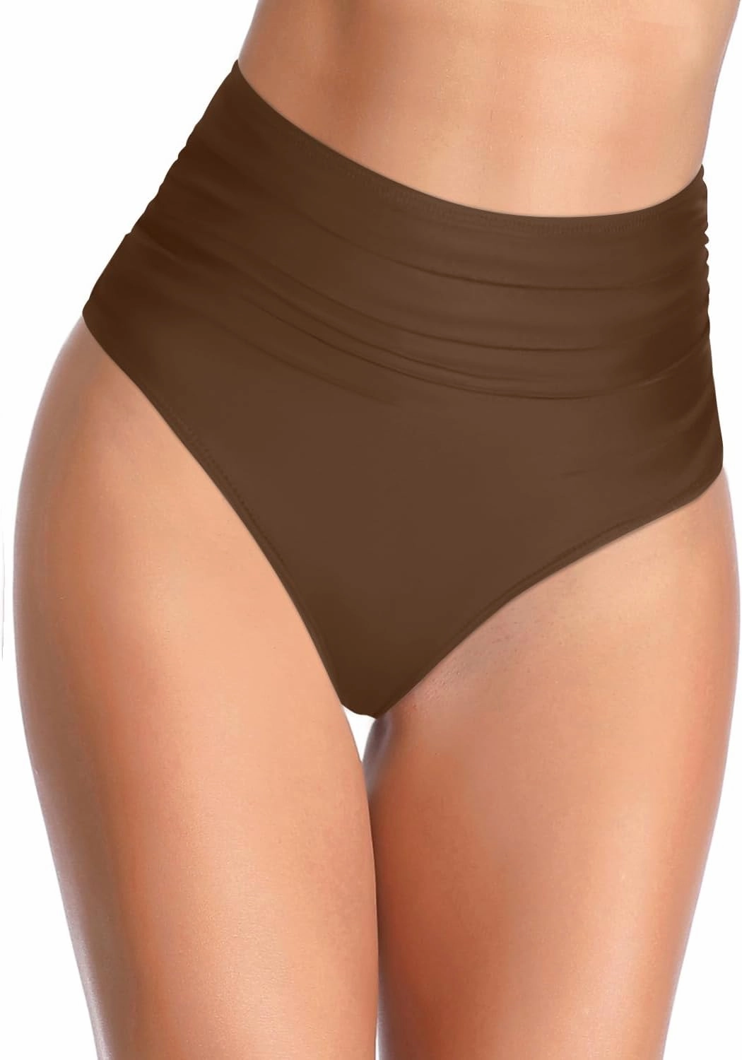 Tempt Me Women High Waisted Bikini Bottom Full Coverage Swimsuit Bottom