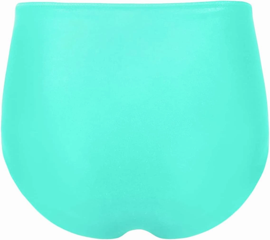 Tempt Me Women High Waisted Bikini Bottom Retro Ruched Swim Bottom Shirred Tankinis Brief