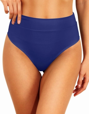 Tempt Me Women High Waisted Cheeky Bikini Bottoms Tummy Control Scrunch Butt Swim Bottom Only
