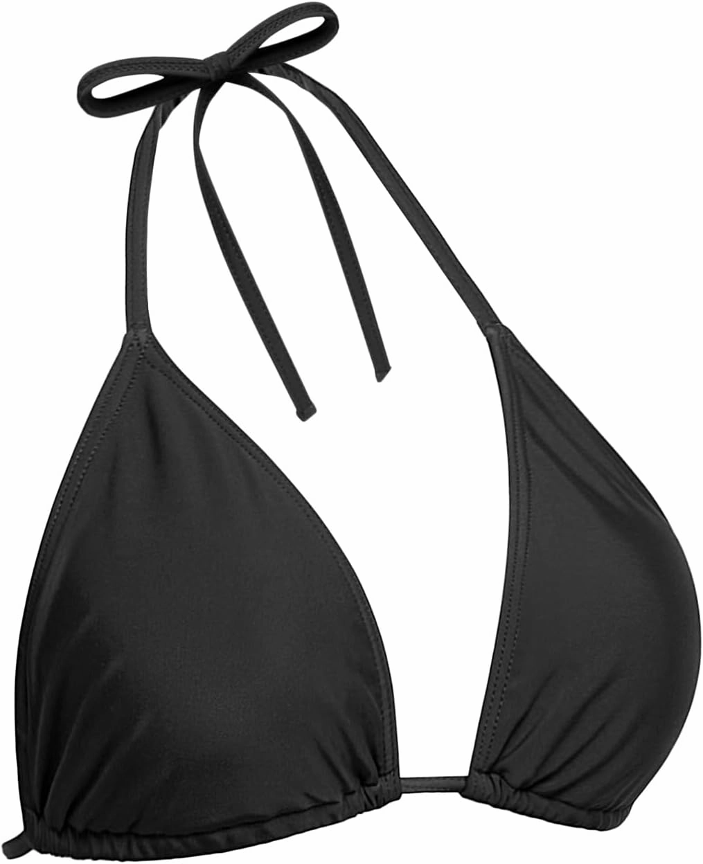 Tempt Me Women Triangle Bikini Top String Halter Bathing Suits Top Only No Bottom