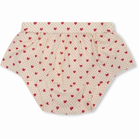 That's Mine Lots Of Love Red Sally Swim Shorts