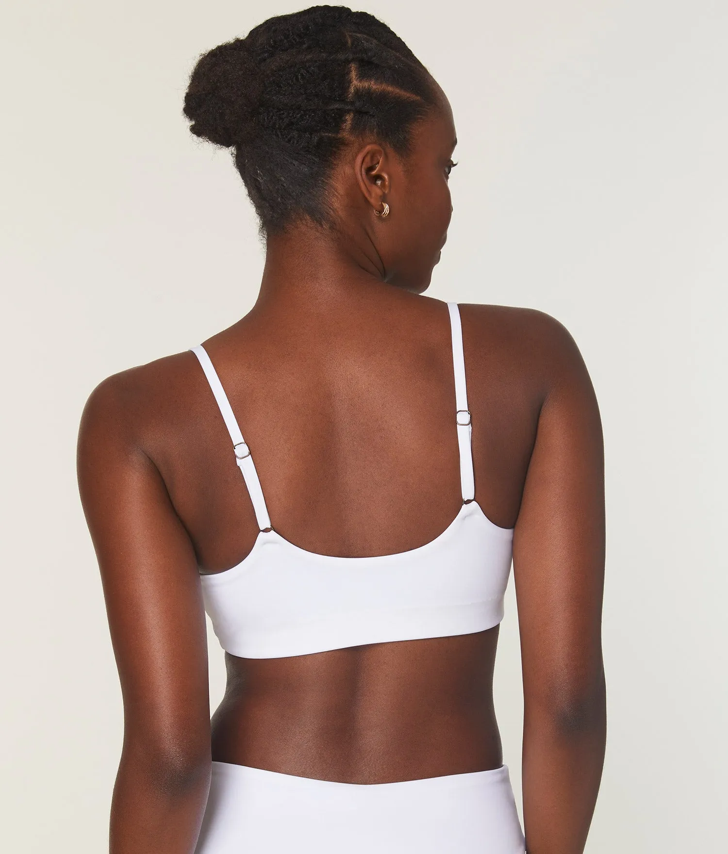 The Maui Bikini Top - Eco Nylon - White