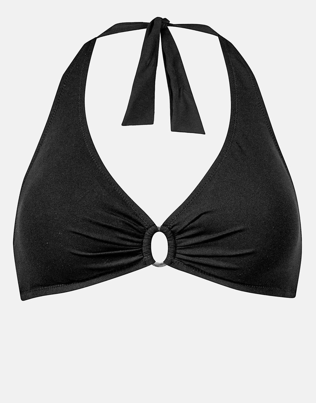 The Core Halter Bikini Top - Black