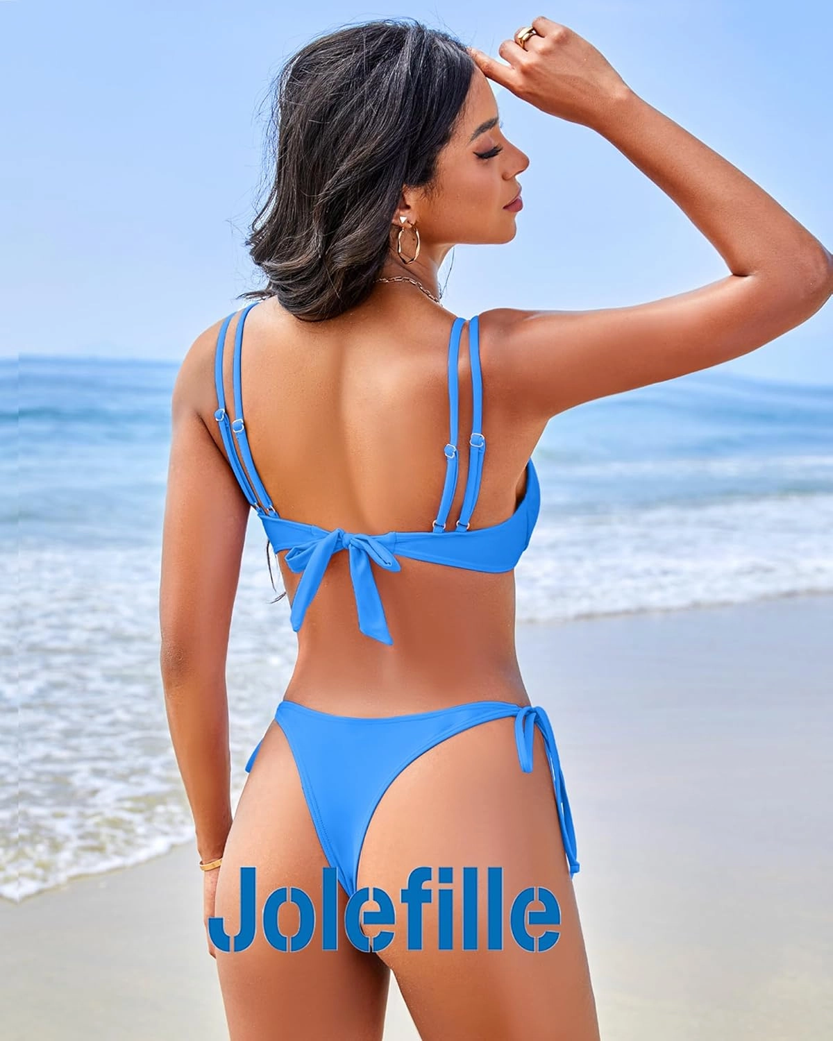 Thong Bikini Sets Women Underwire Two Piece Swimsuit Teens Bathing Suit Triangle Bikini Top Modest Swim Suits 2025
