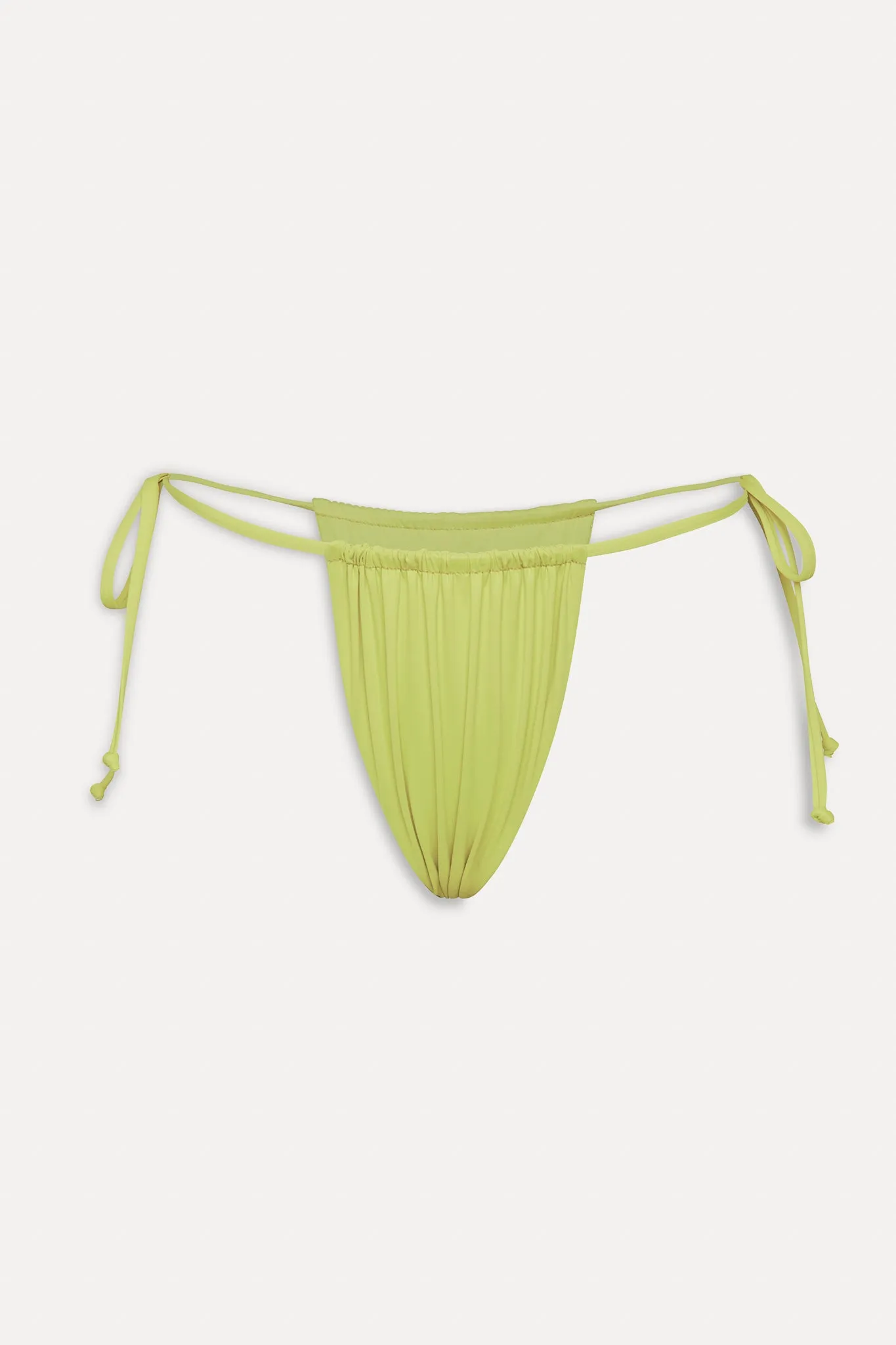 Tia Skimpy String Bikini Bottom - Lily Pad