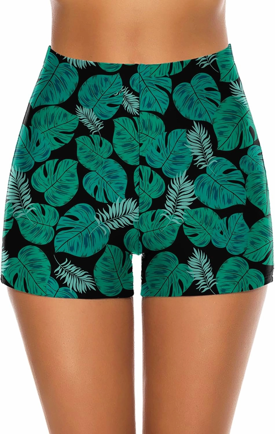 Tournesol Women's Swim Shorts High Waisted Bathing Suit Bottoms Swimsuit Boy Shorts Swimming Bottoms