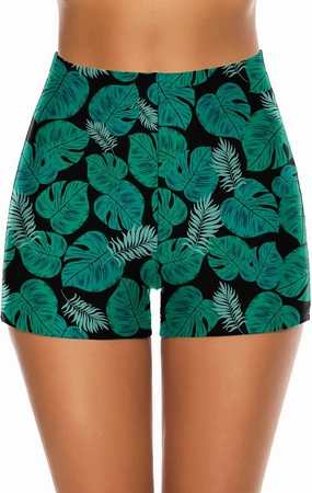 Tournesol Women's Swim Shorts High Waisted Bathing Suit Bottoms Swimsuit Boy Shorts Swimming Bottoms