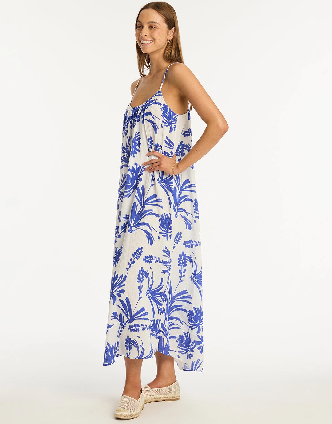 Tradewind Sun Dress - Cobalt