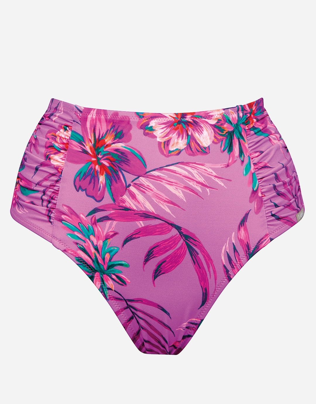 Tropic Radiance High Waist Bikini Pant - Electric Pink