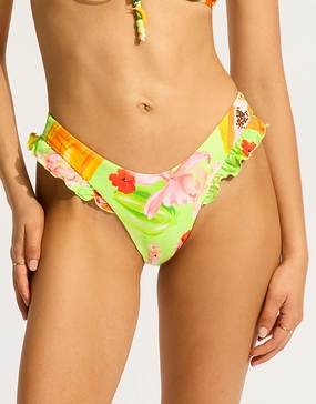 Tropique High Cut Rio Bikini Pant - Aloe Gel