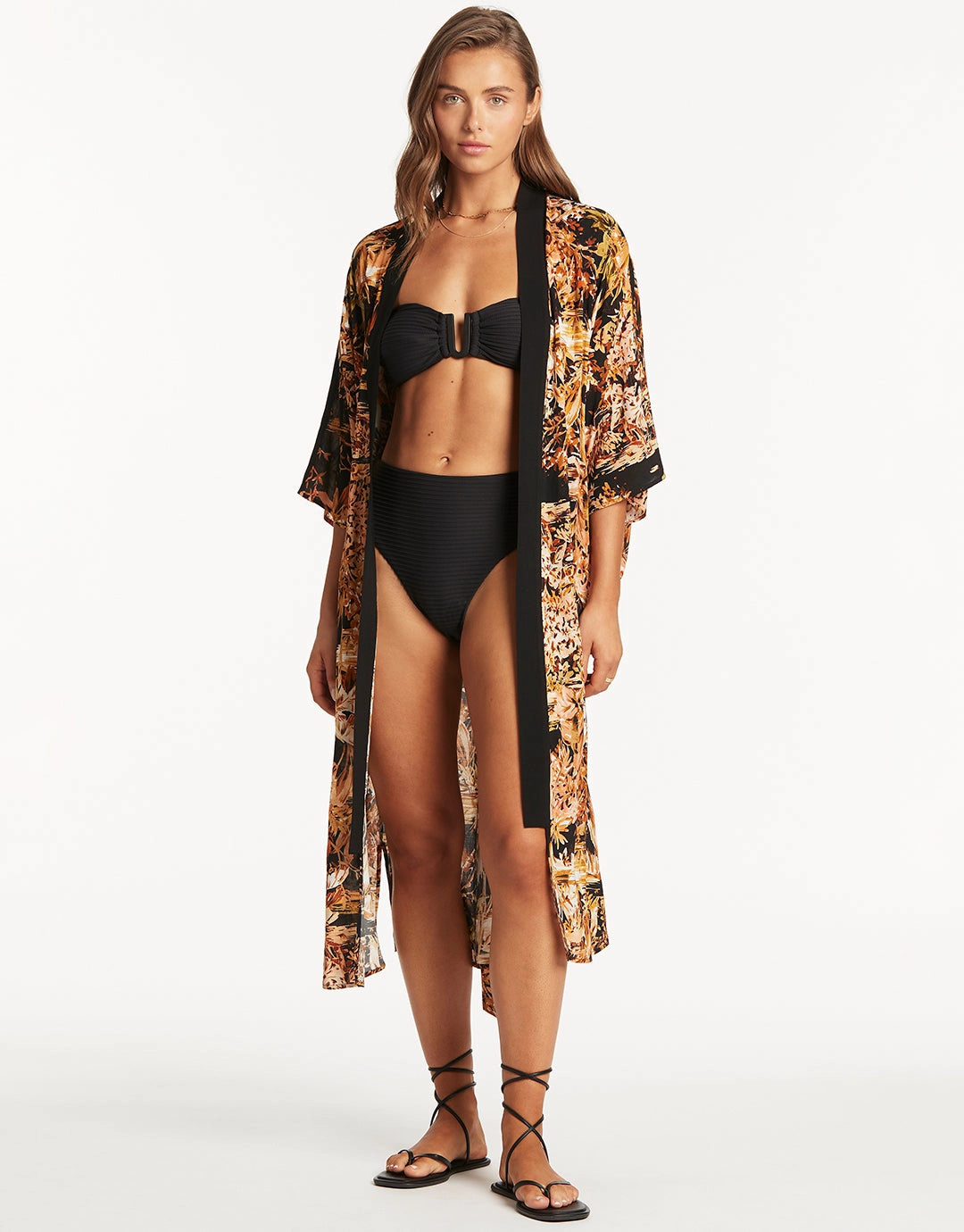 Troppica Kimono - Black