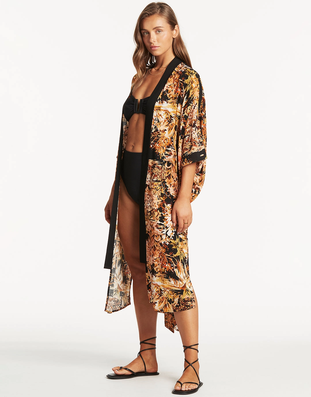 Troppica Kimono - Black