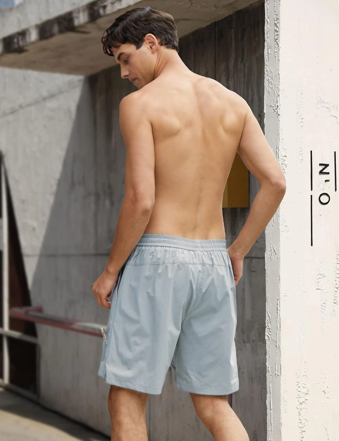TUONROAD Mens Swim Trunks with Compression Liner 2 in 1 Board Shorts 7 Inch Quick Dry Swimming Shorts with Zipper Pockets