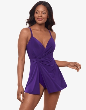 Twisted Sisters Adora Swimdress - Mulberry