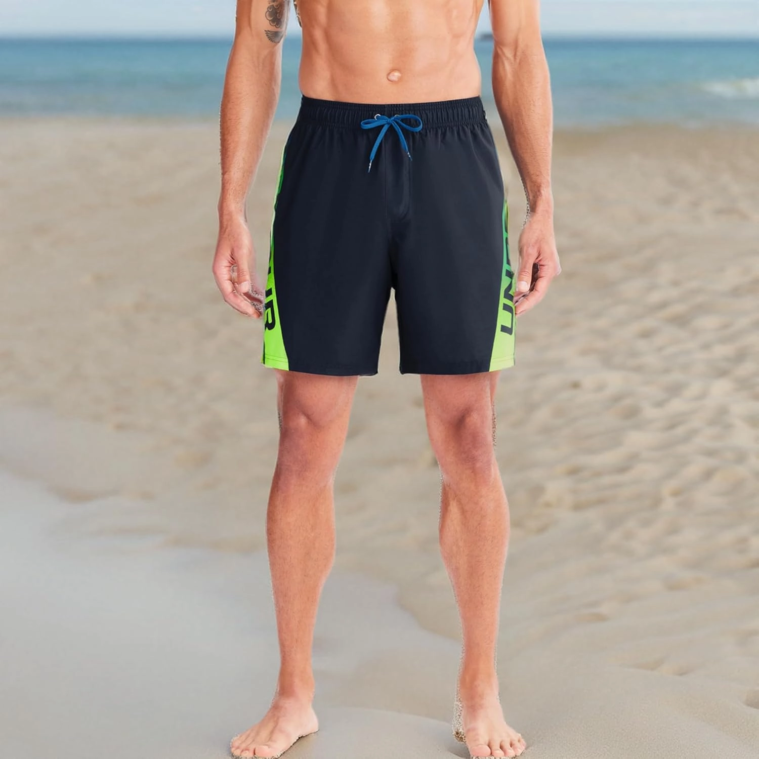 Under Armour Men's Swim Trunks, Shorts with Drawstring Closure & Elastic Waistband