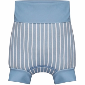 Vanilla COPENHAGEN Neoprene Swim Pants UV50  Blue Shadow Striped