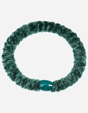 Velvet Hair Tie - Green