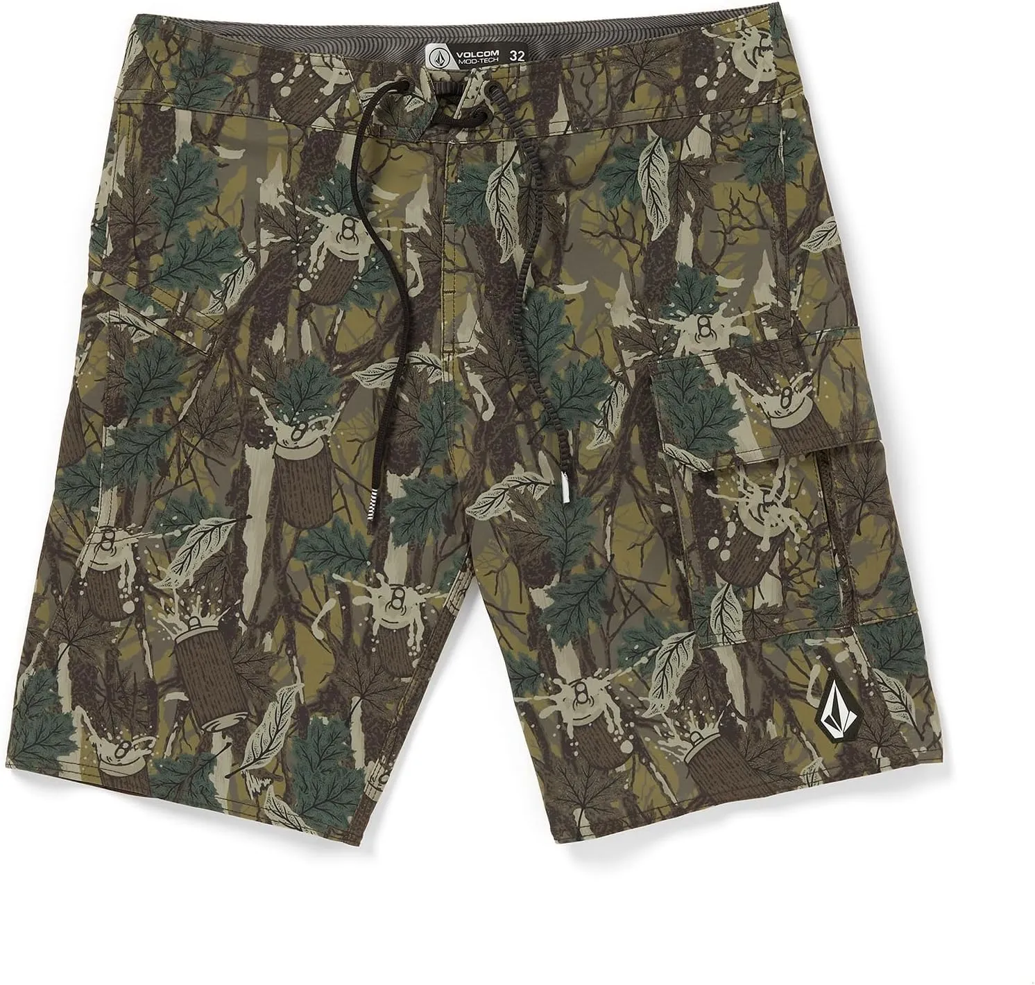 Volcom Men's Mod Tech 20" Boardshort Swim Trunk