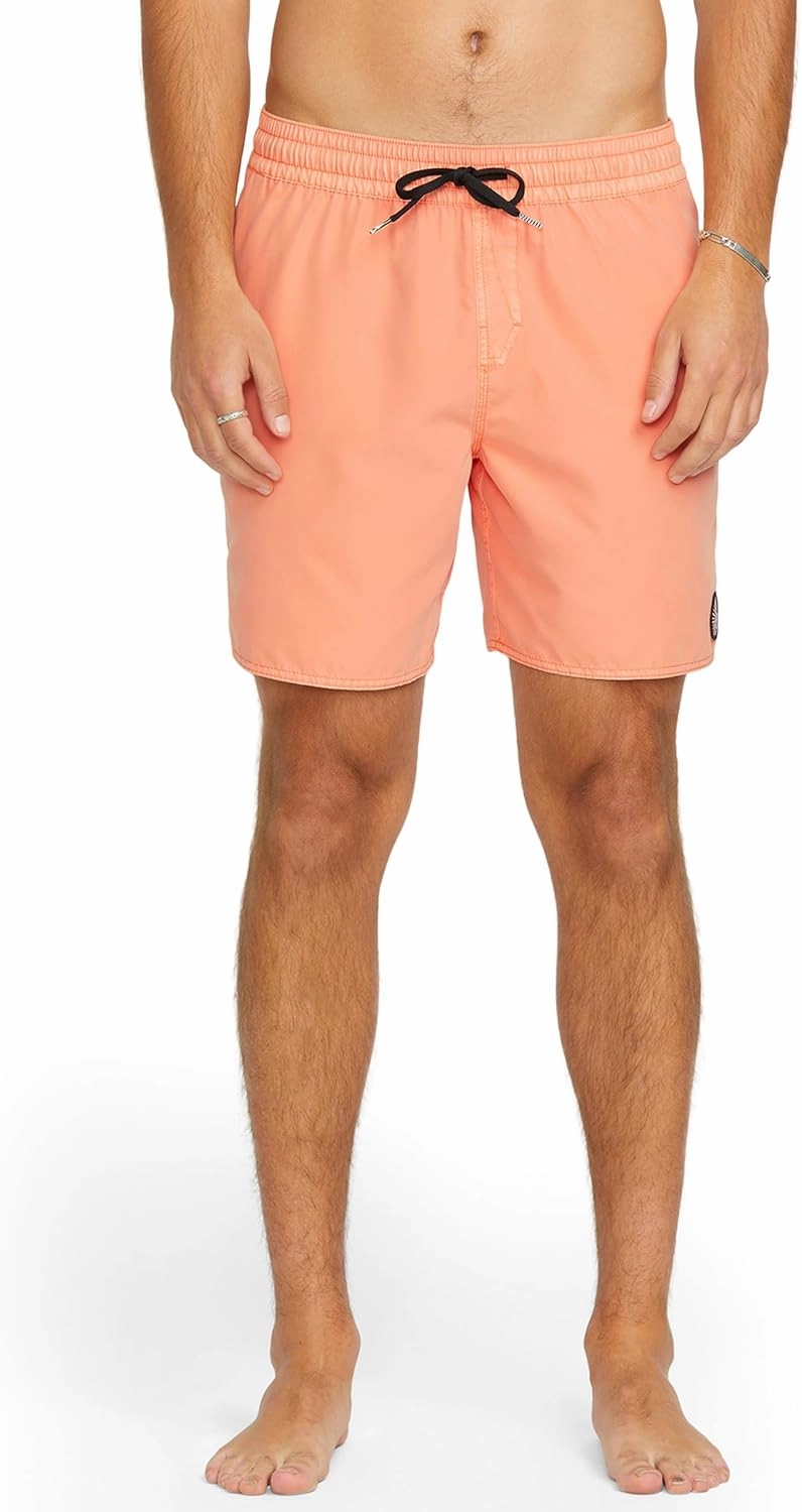 Volcom Men's Standard 17-inch Elastic Waist Surf Swim Trunks