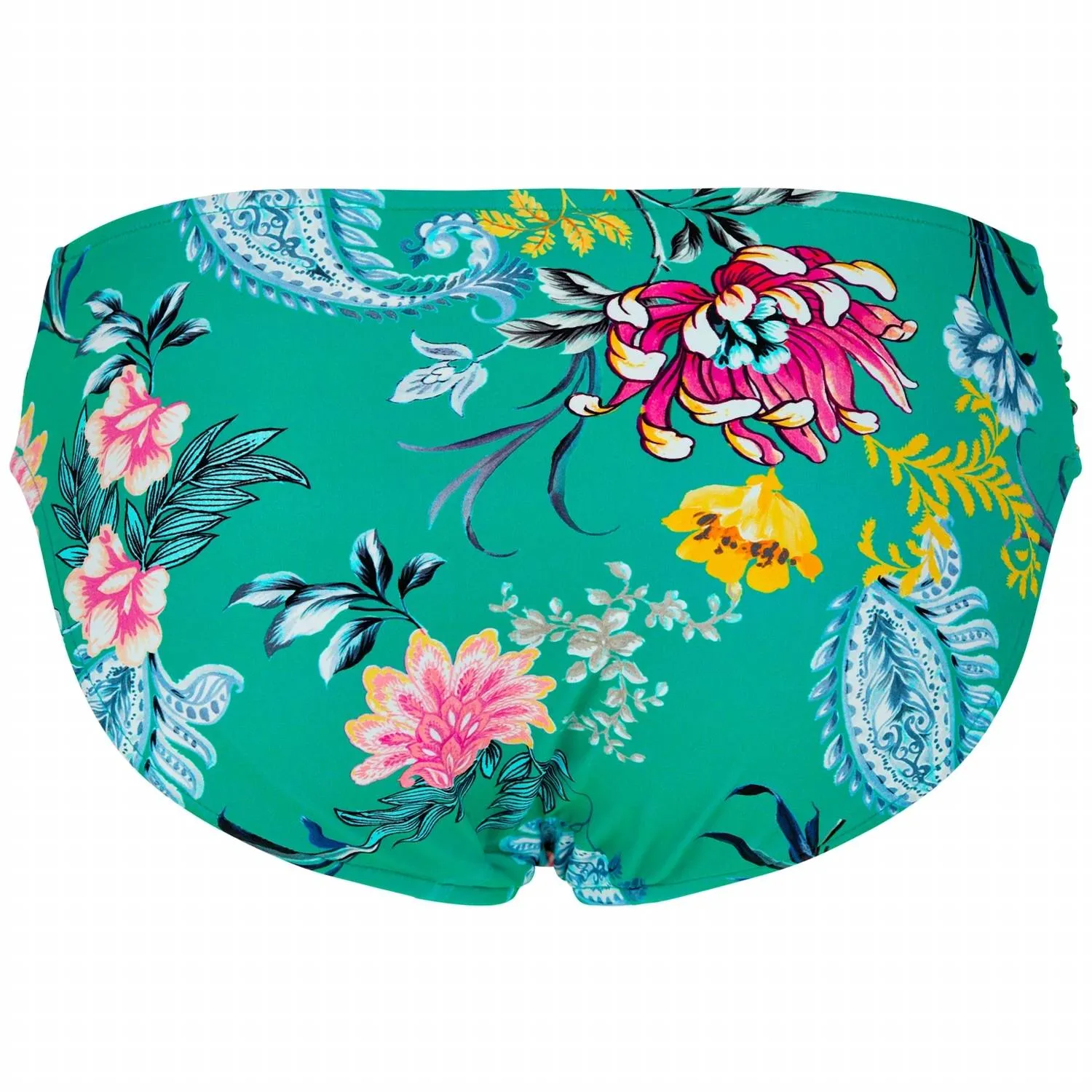 Water Garden Ruched Retro Bottom In Evergreen