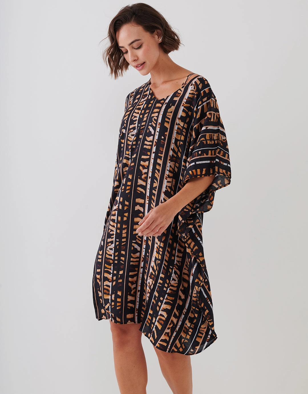 Wild Noblesse Tunic - Black Nougat