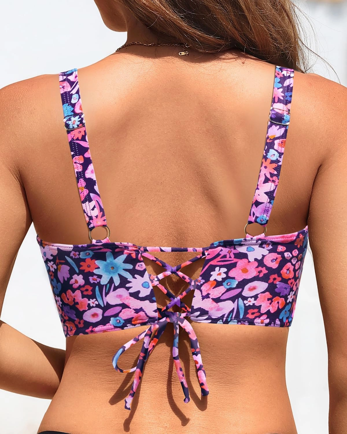 Women Bikini Top - 2025 Full Coverage Swimsuit Tops Large Bust Swim Tops No Bottom