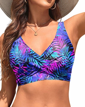 Women Bikini Top - 2025 Full Coverage Swimsuit Tops Large Bust Swim Tops No Bottom