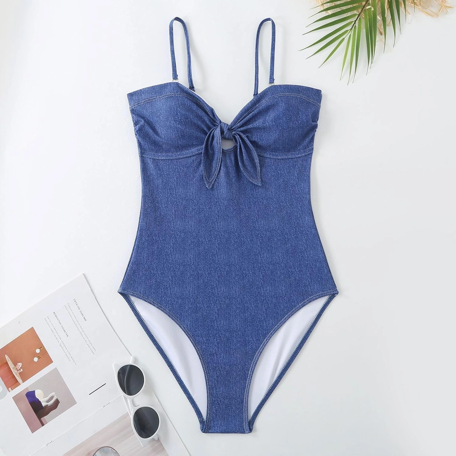 Women One Piece Swimsuit with Cover up Set High Waisted Beach Wrap Skirt Two Piece Bathing Suit