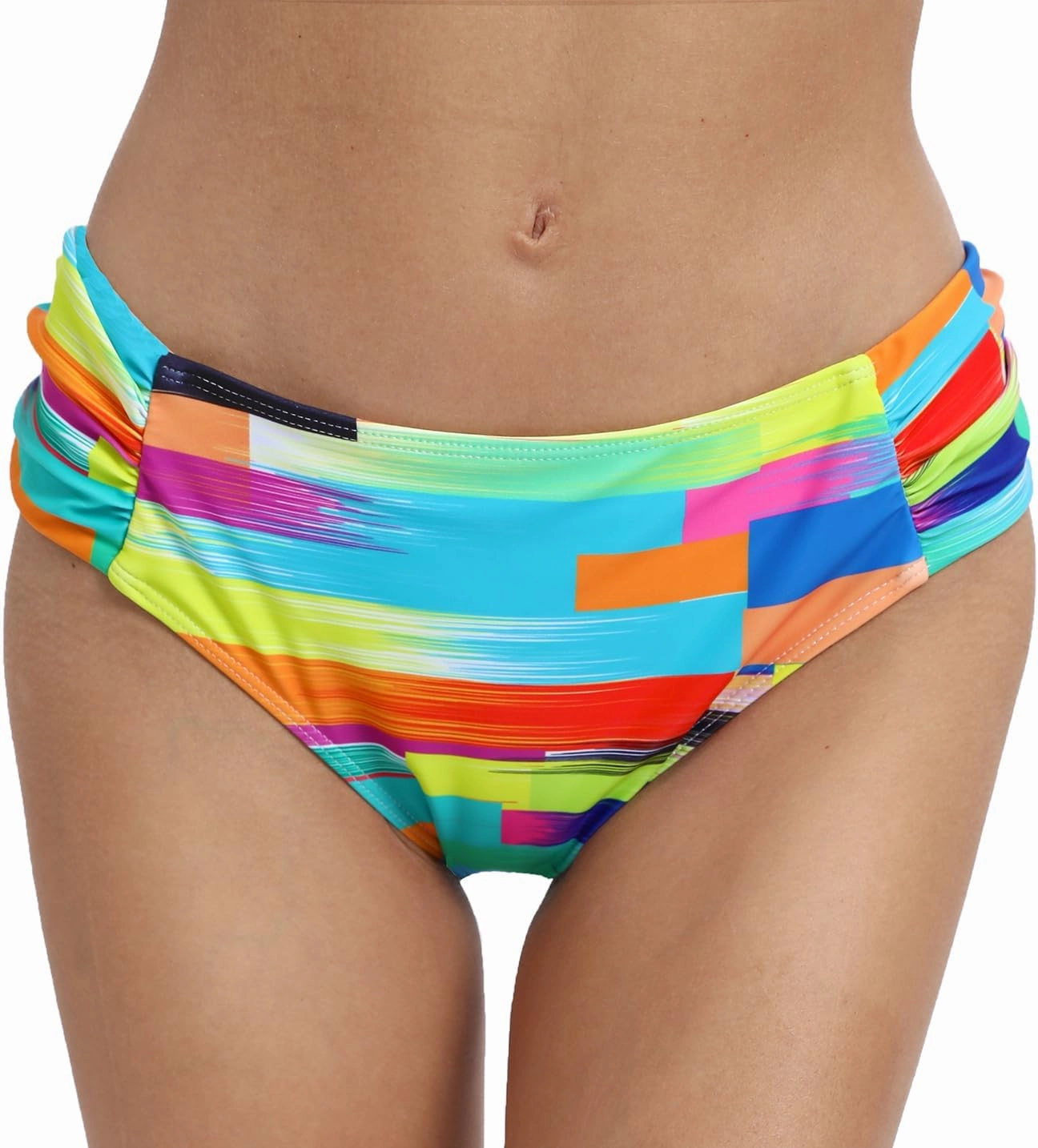Women's Bathing Suit Bottoms Full Coverage Ruched Bikini Tankini Bottom Swimsuit Brief