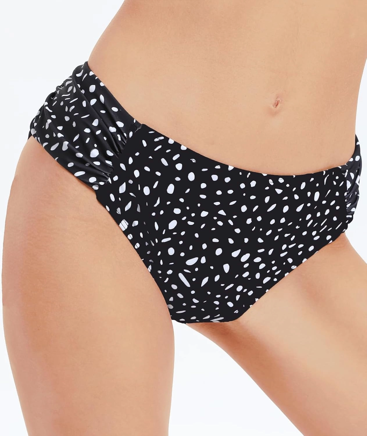 Women's Bathing Suit Bottoms Full Coverage Ruched Bikini Tankini Bottom Swimsuit Brief