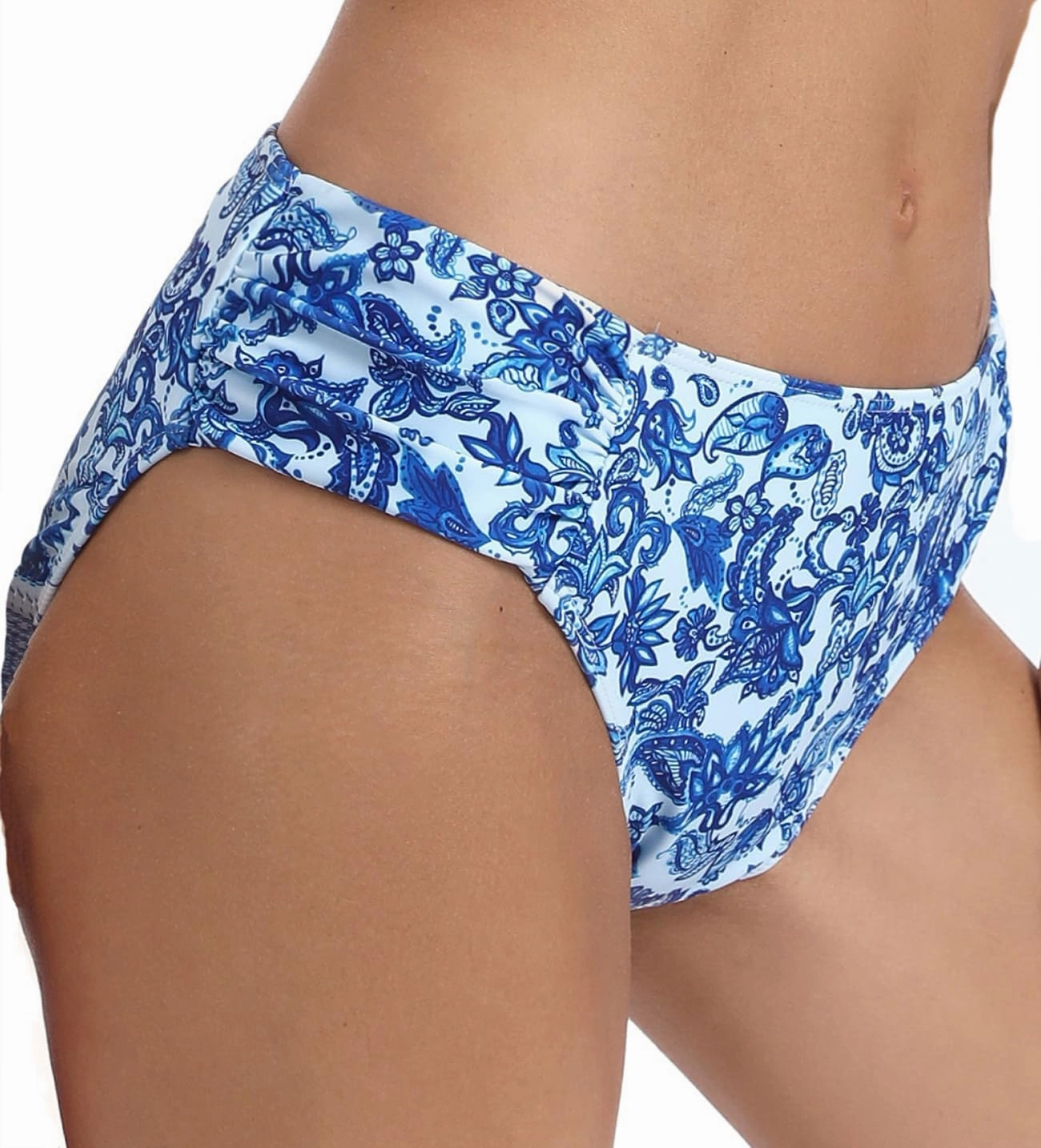 Women's Bathing Suit Bottoms Full Coverage Ruched Bikini Tankini Bottom Swimsuit Brief