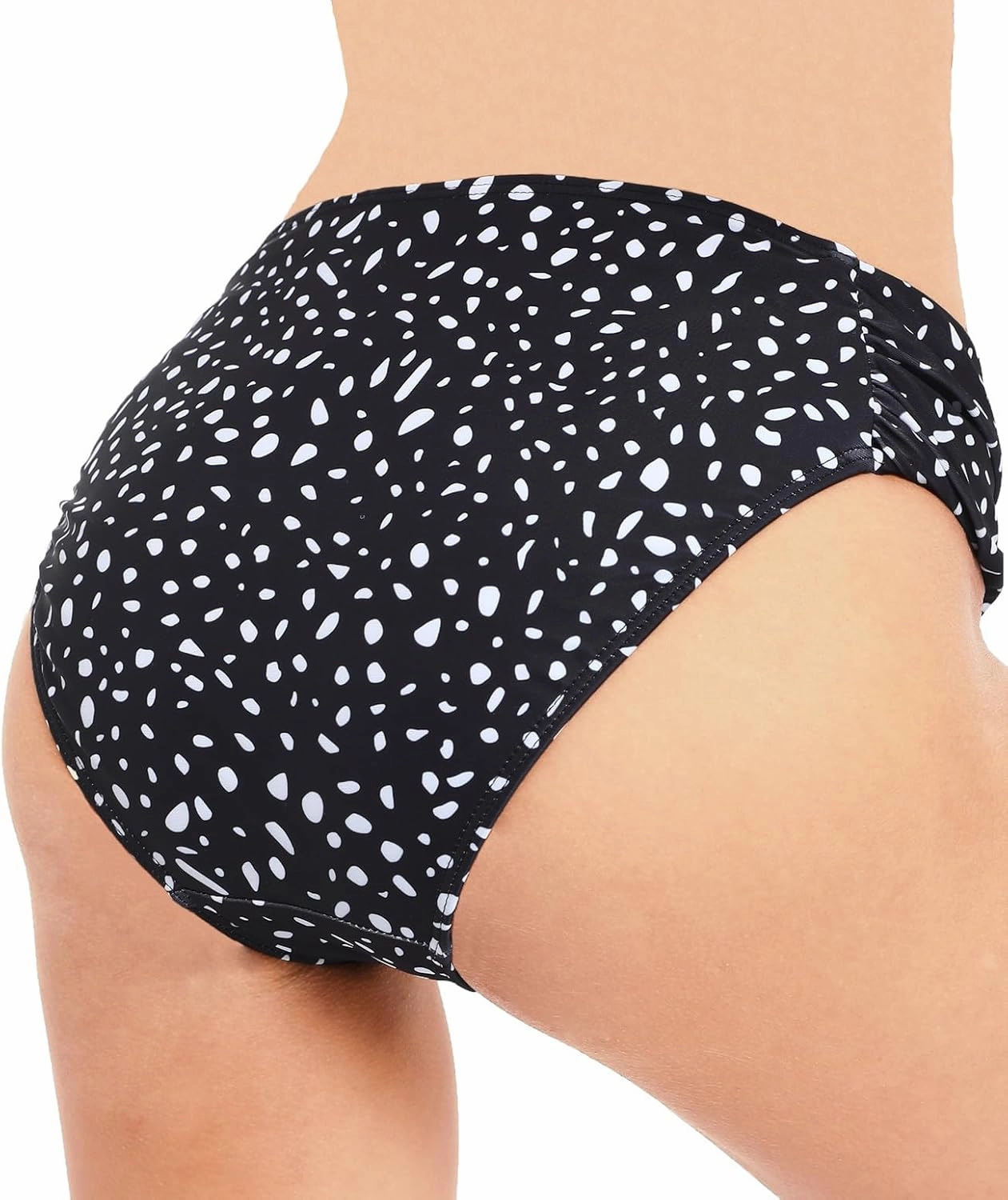 Women's Bathing Suit Bottoms Full Coverage Ruched Bikini Tankini Bottom Swimsuit Brief
