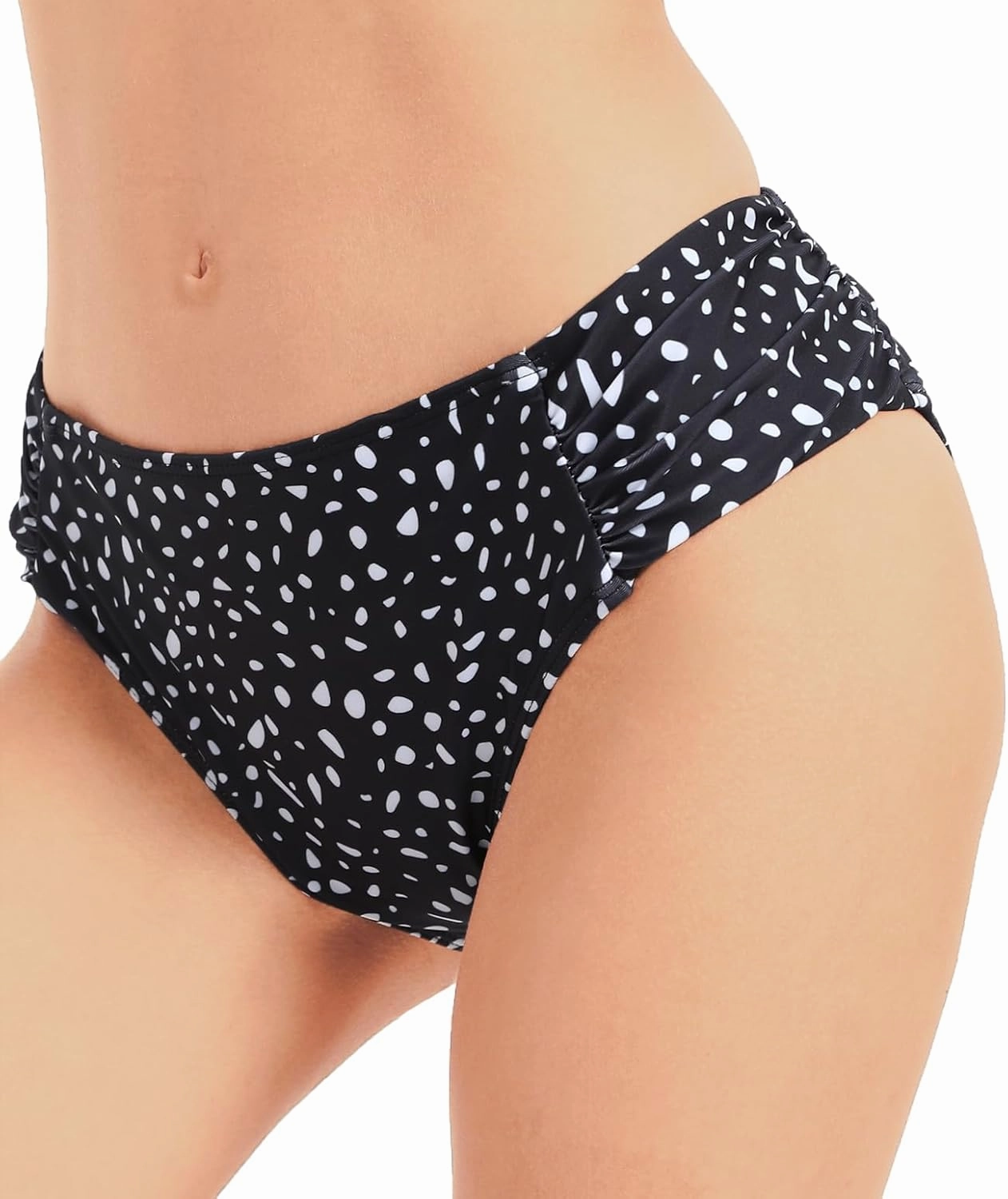 Women's Bathing Suit Bottoms Full Coverage Ruched Bikini Tankini Bottom Swimsuit Brief