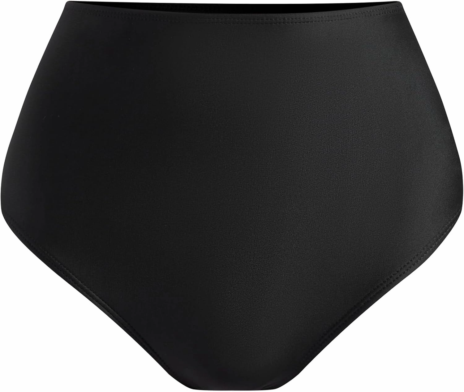 Women's Black High Waisted Bikini Bottom Full Coverage Bathing Suit Swim Bottoms Tummy Control Swimsuit Shorts