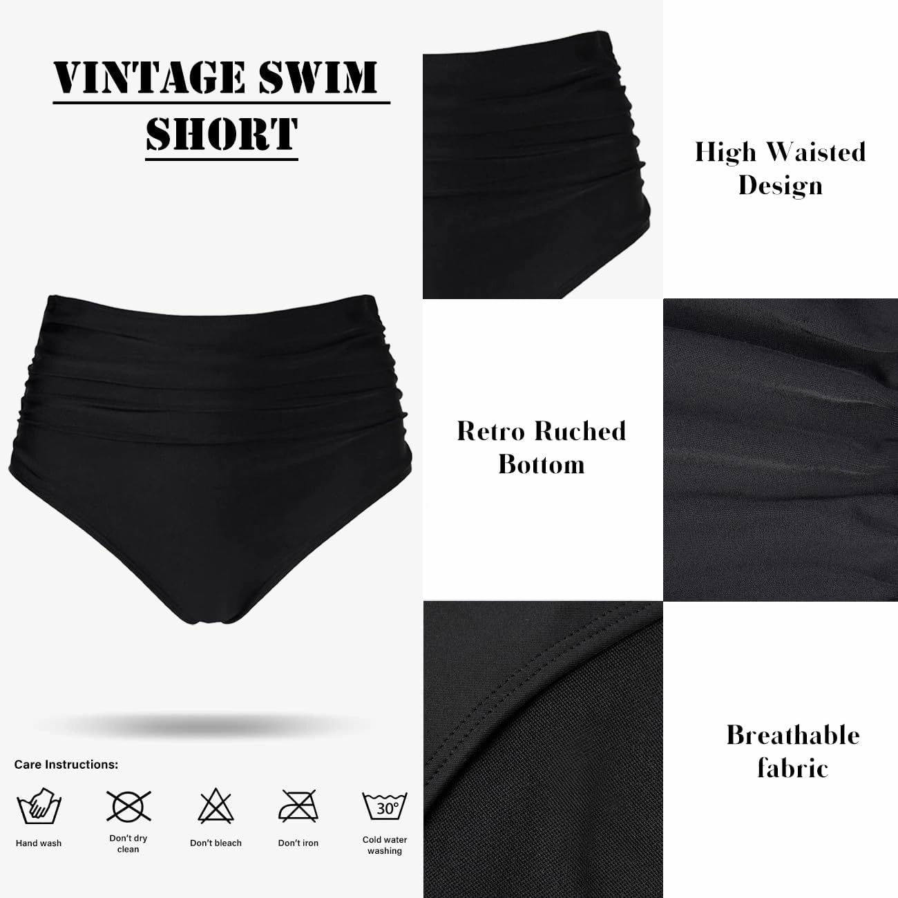 Women's High Waisted Bikini Sets Push Up Twist Front Spaghetti Straps Ruched Two Piece Swimsuit Bathing Suit
