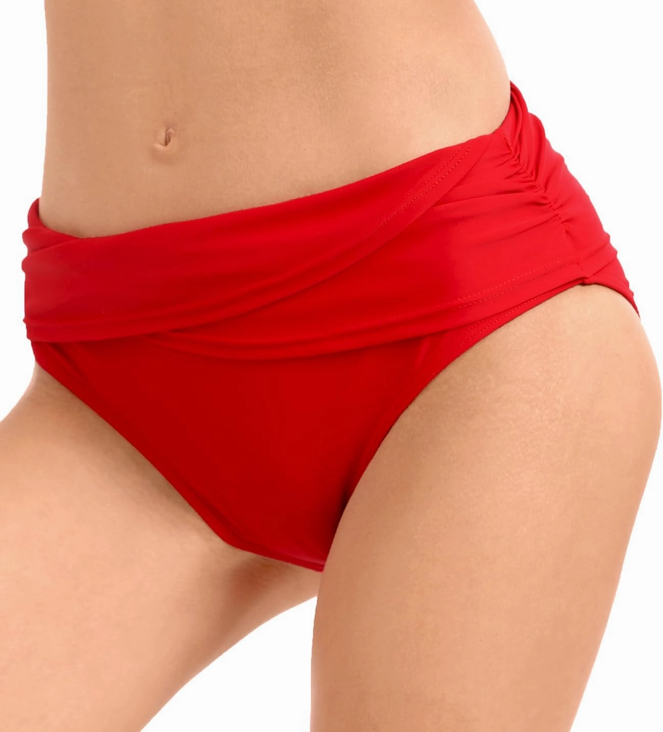 Women's Swimsuit Bikini Bottoms Full Coverage Ruched Bathing Suit Bottom
