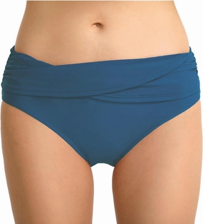 Women's Swimsuit Bikini Bottoms Full Coverage Ruched Bathing Suit Bottom