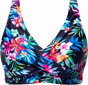 Women Underwire Bikini Top - Push Up Bathing Suit Top Large Bust Swim Top 2025 Swimsuit Top