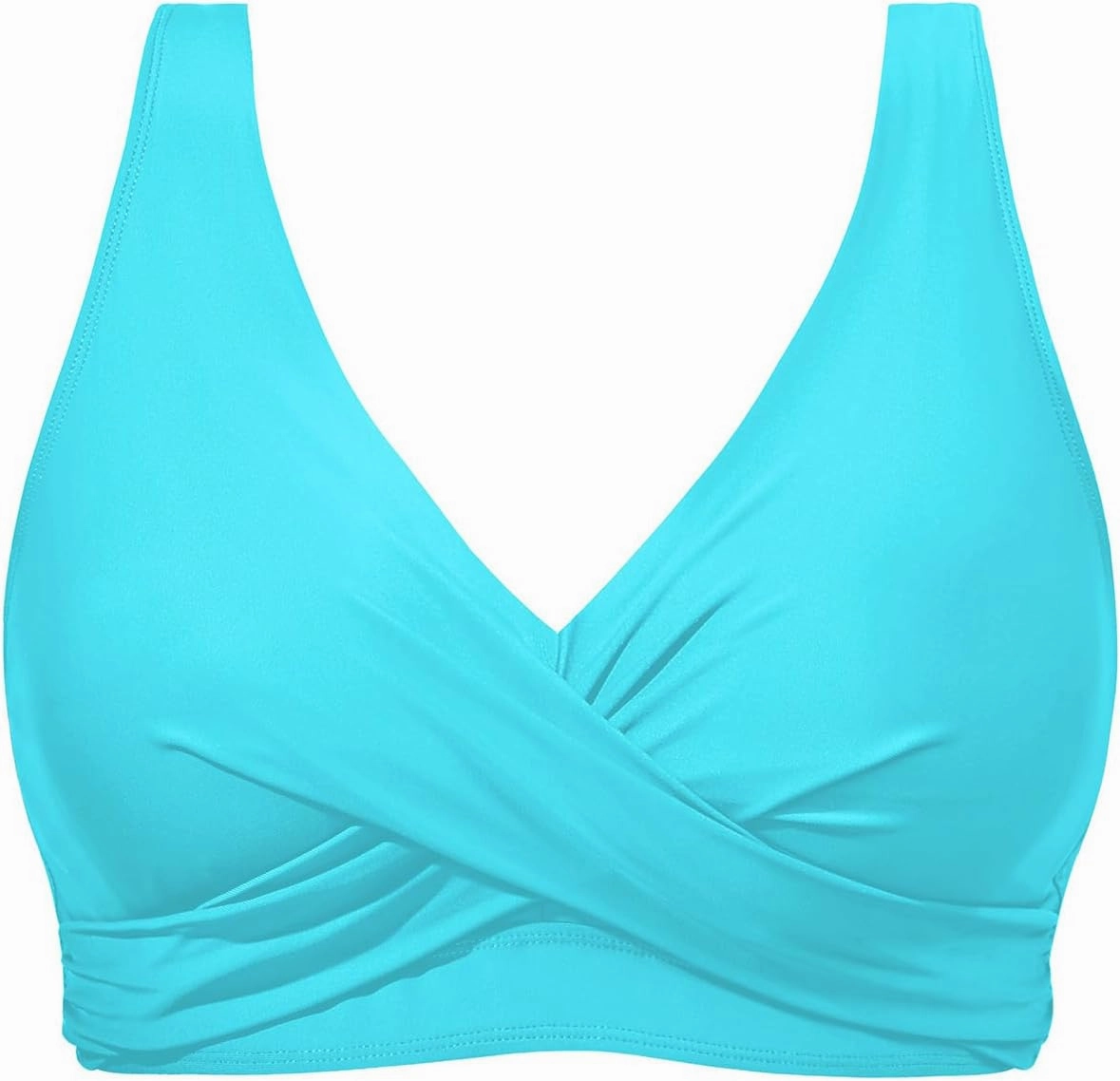Women Underwire Bikini Top - Push Up Bathing Suit Top Large Bust Swim Top 2025 Swimsuit Top