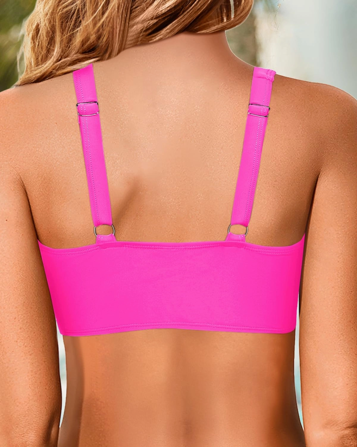 Women Underwire Bikini Top - Push Up Bathing Suit Top Large Bust Swim Top 2025 Swimsuit Top