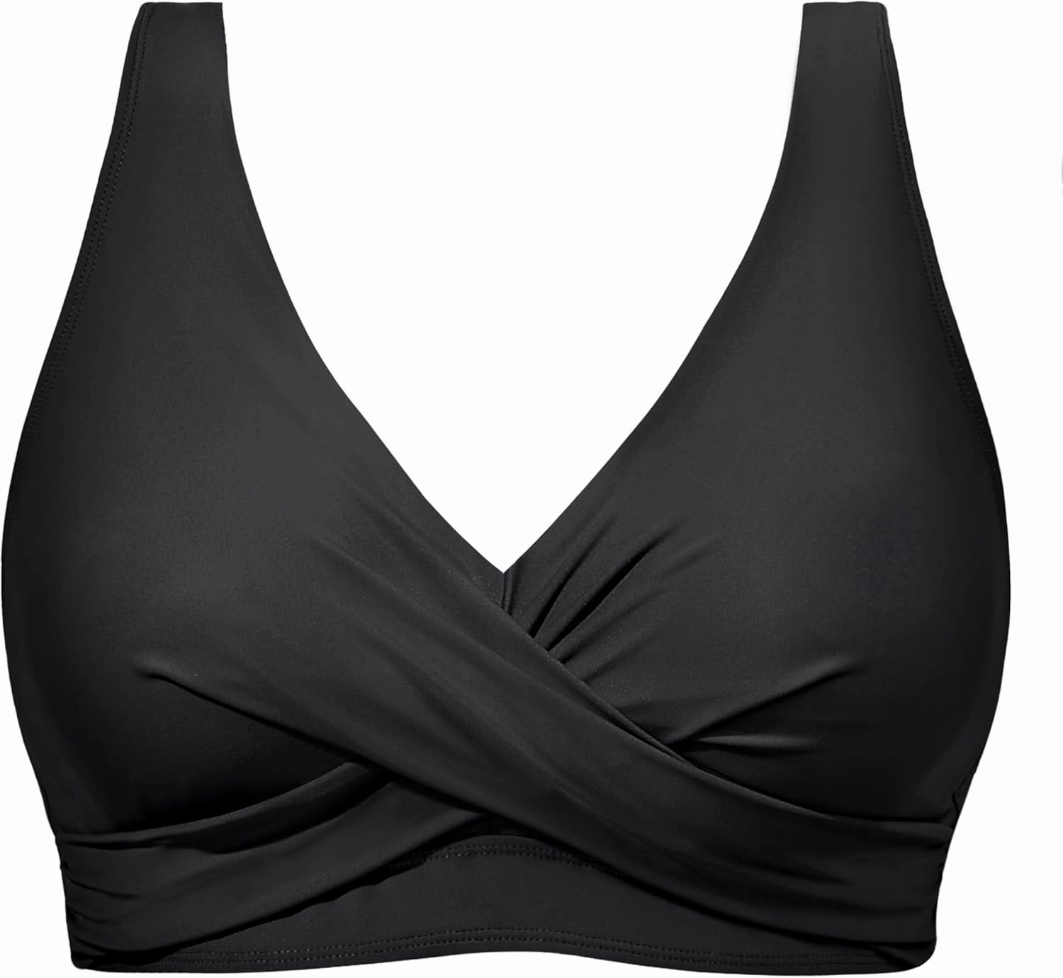 Women Underwire Bikini Top - Push Up Bathing Suit Top Large Bust Swim Top 2025 Swimsuit Top