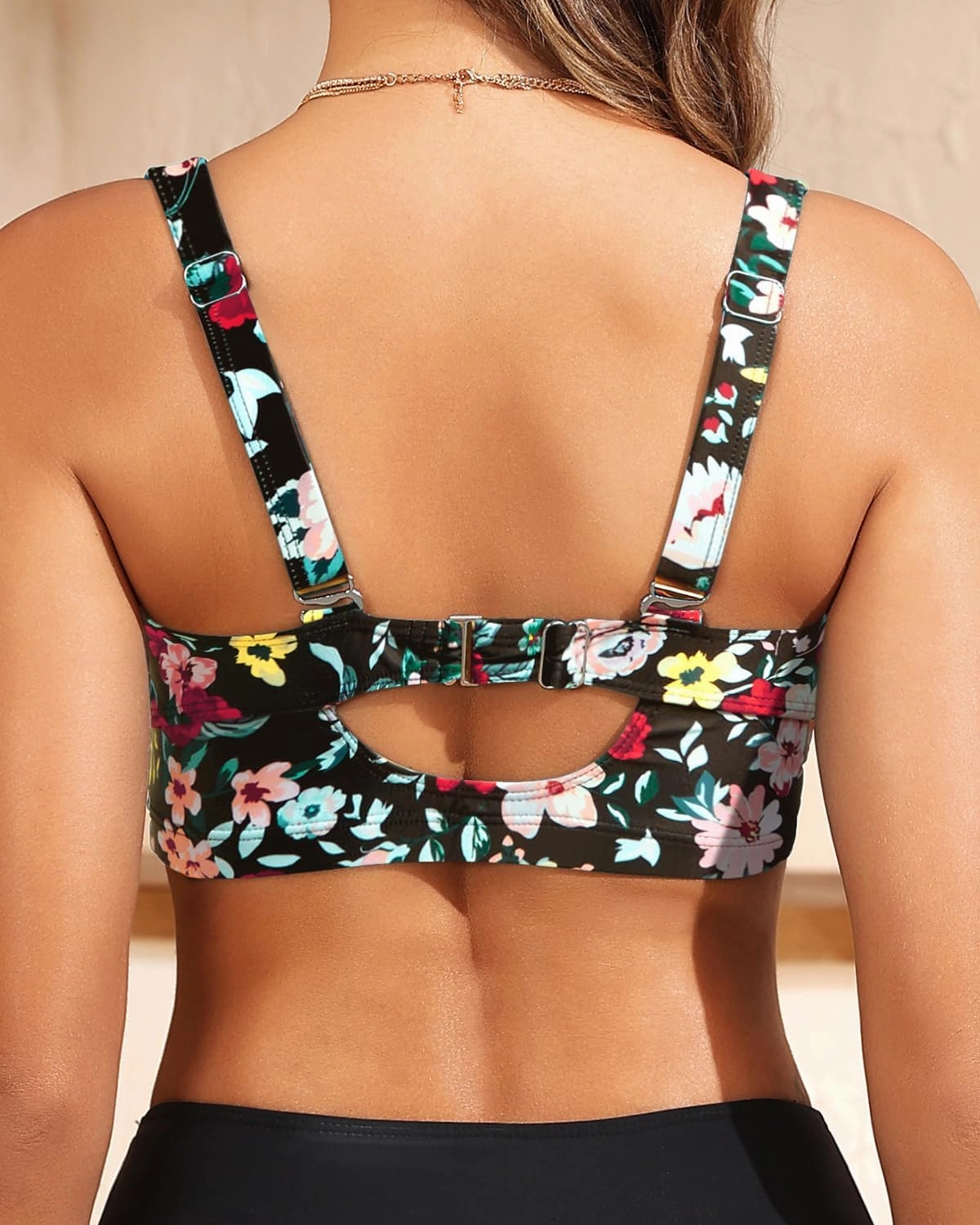 Women Underwire Bikini Top - Supportive Push Up Swim Top Only 2025 Retro Bathing Suit Tops