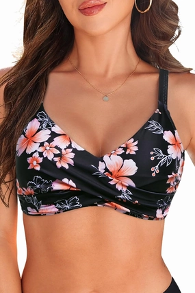 Women Underwire Bikini Top Only - Push Up Bathing Suit Top Padded Swim Bra 2025 Swimsuits Top