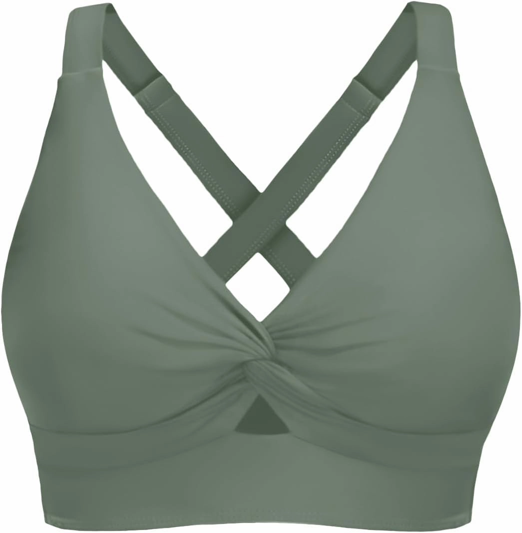 Women Underwire Bikini Top Only - Push Up Swimsuit Top Large Bust Bathing Suit Tops 2025 Supportive Swim Tops