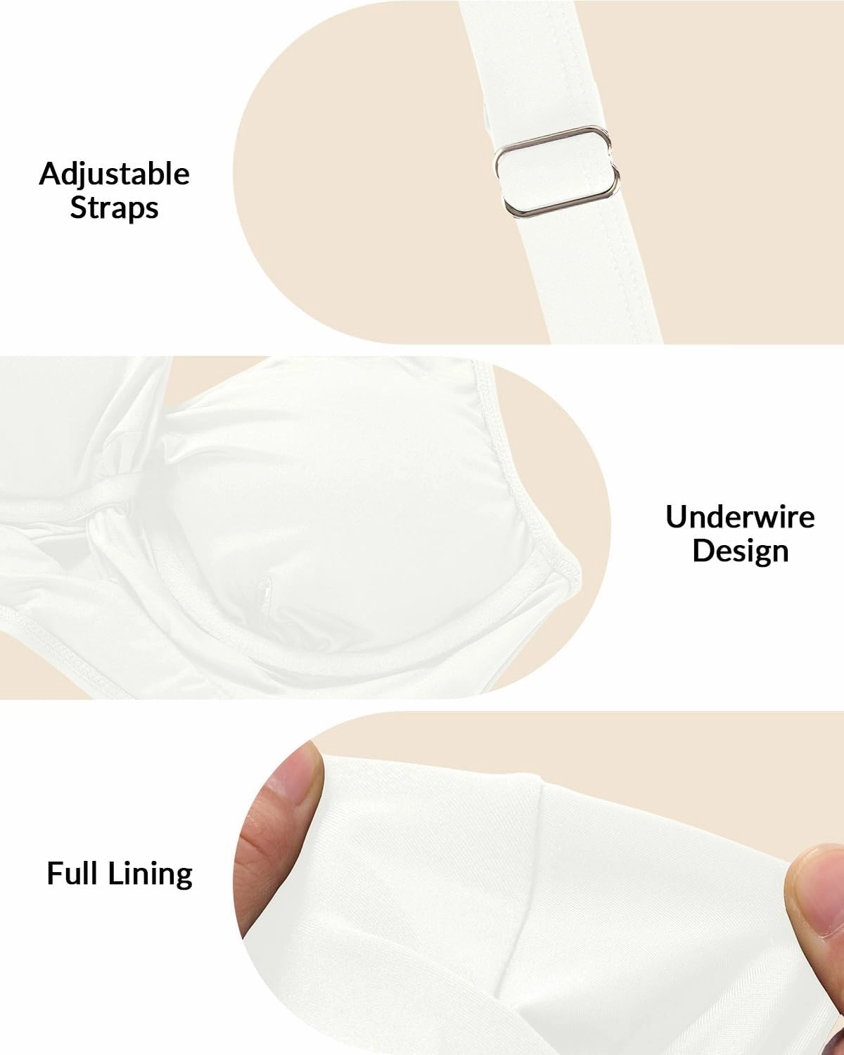 Women Underwire Bikini Top Only - Push Up Swimsuit Top Large Bust Bathing Suit Tops 2025 Supportive Swim Tops