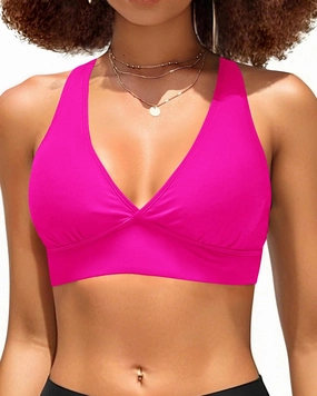 Women Underwire Bikini Top Only - Push Up Swimsuit Top Large Bust Bathing Suit Tops 2025 Supportive Swim Tops