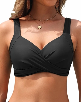 Women Underwire Bikini Tops - Push Up Swim Top Only Bra Padded Bathing Suit Top 2025 Swimsuit Tops