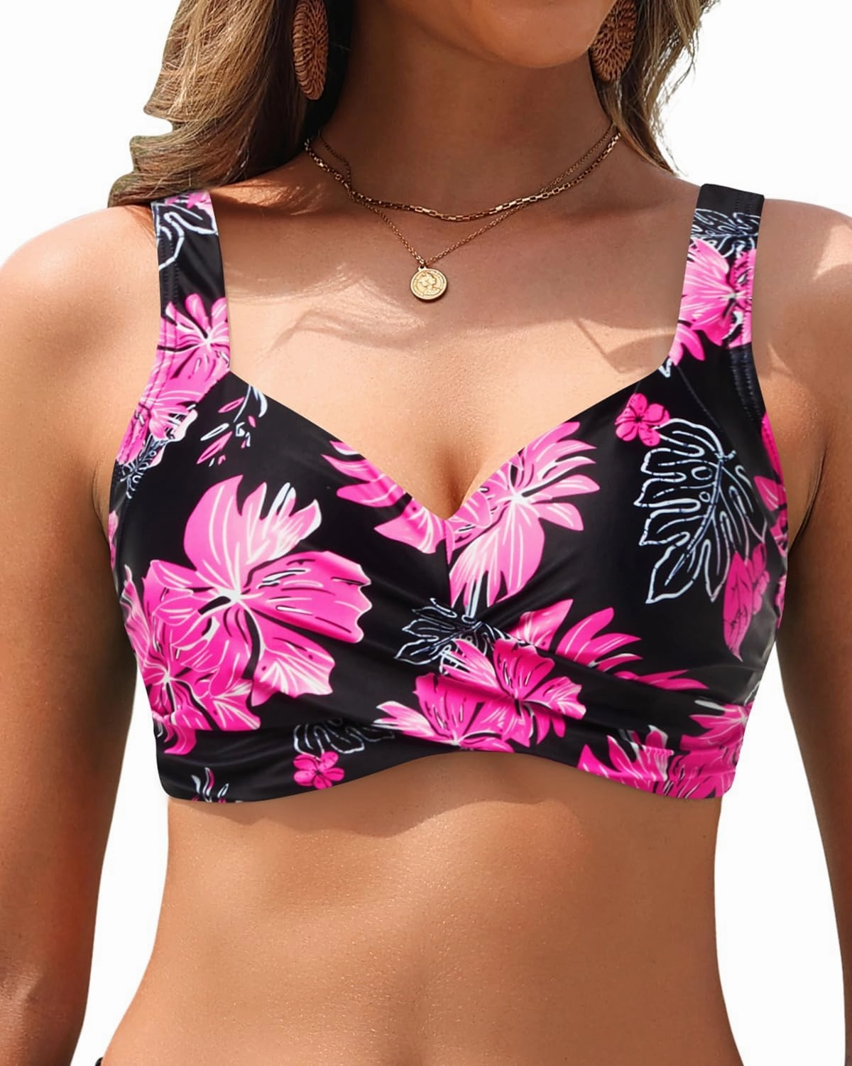 Women Underwire Bikini Tops - Push Up Swim Top Only Bra Padded Bathing Suit Top 2025 Swimsuit Tops